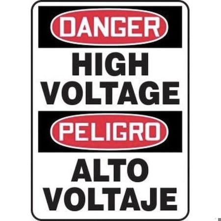 Accuform BILINGUAL Safety Sign  SPANISH SBMELC108XL SBMELC108XL